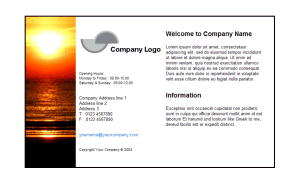 One-page website