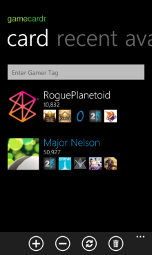 add gamer cards