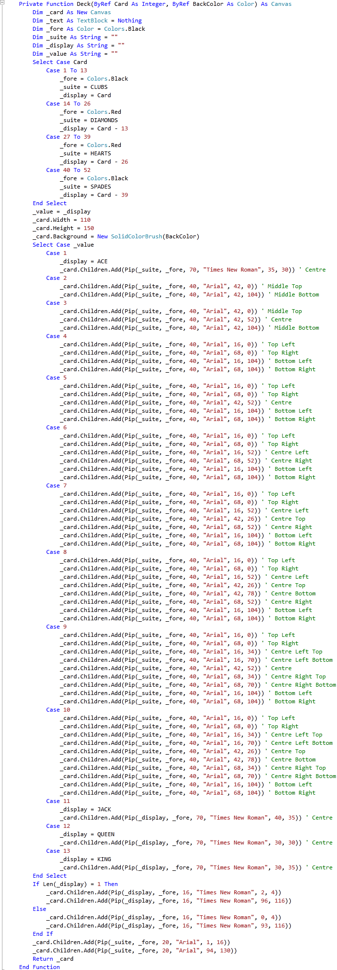 MainPage Deck Function