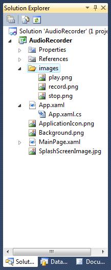 Project Images Folder with Images