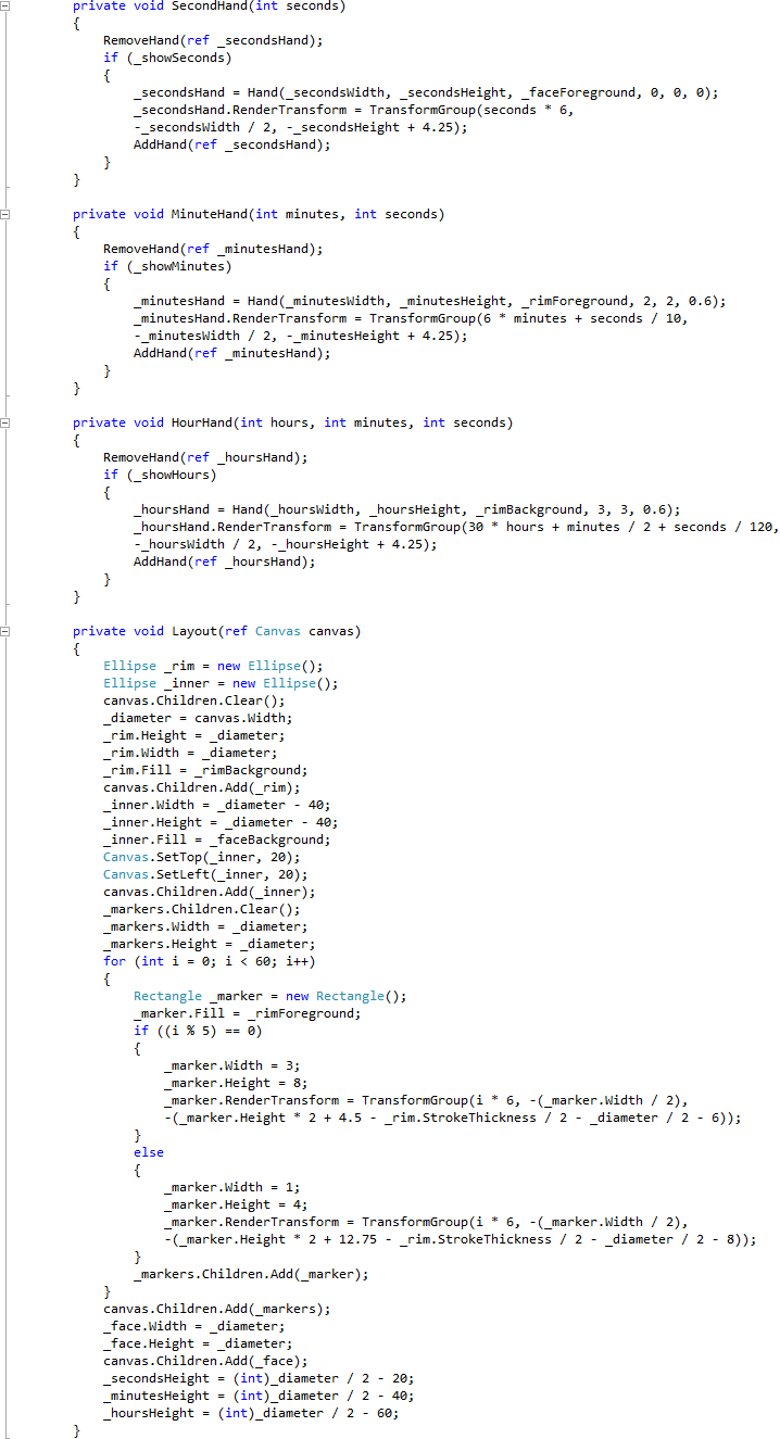 Clock Methods