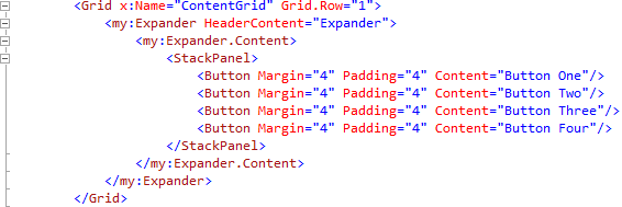 MainPage XAML Pane