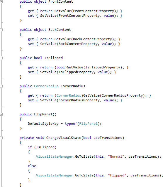 FlipPanel Properties and Methods