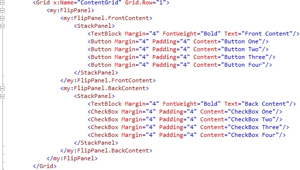 MainPage XAML Pane