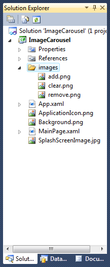 Project Images Folder with Images