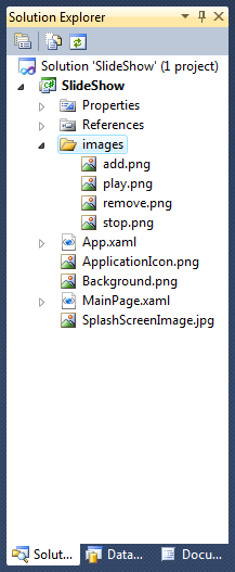 Project Images Folder with Images