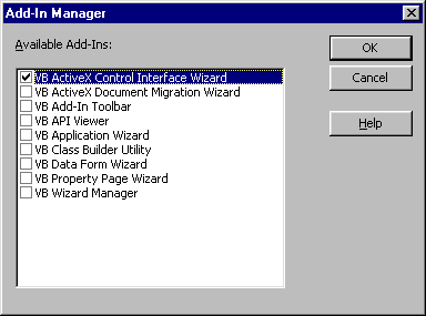 Add-In Manager