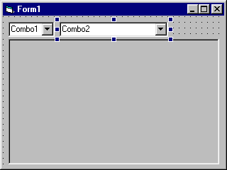 Form with PictureBox and Two Combo Boxes