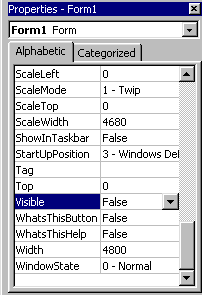 Form1 Properties