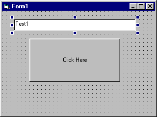 Form1 Textbox and Button