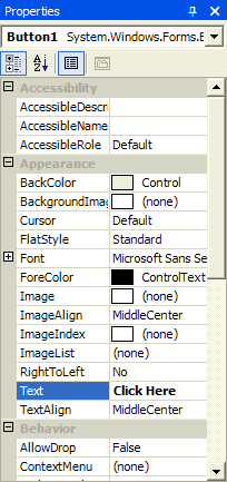 Button Properties