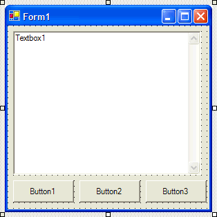 Form1 with three Buttons