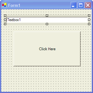 Form1 with Button and Textbox