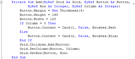 Window1 Add Subroutine