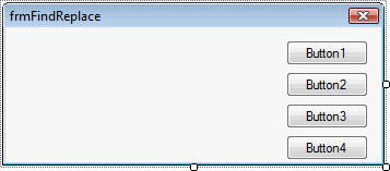 frmFindReplace Buttons