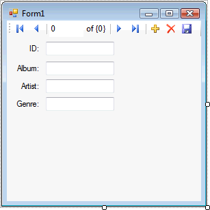 frmMain with Database Fields