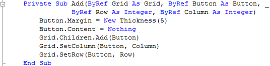 Window1 Add Subroutine