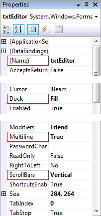 TextBox Properties