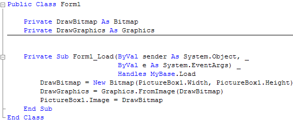 Declarations and Form Load