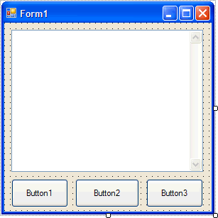 Form1 with three Buttons