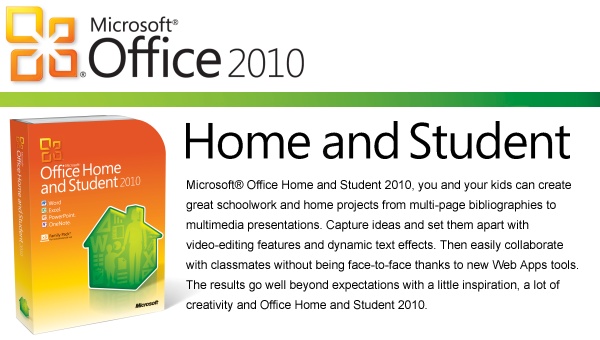 Office 2010 Home and Student