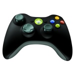 Xbox 360 Black Wireless Controller