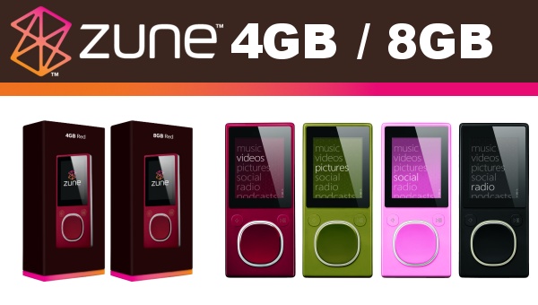Zune 4GB / 8GB